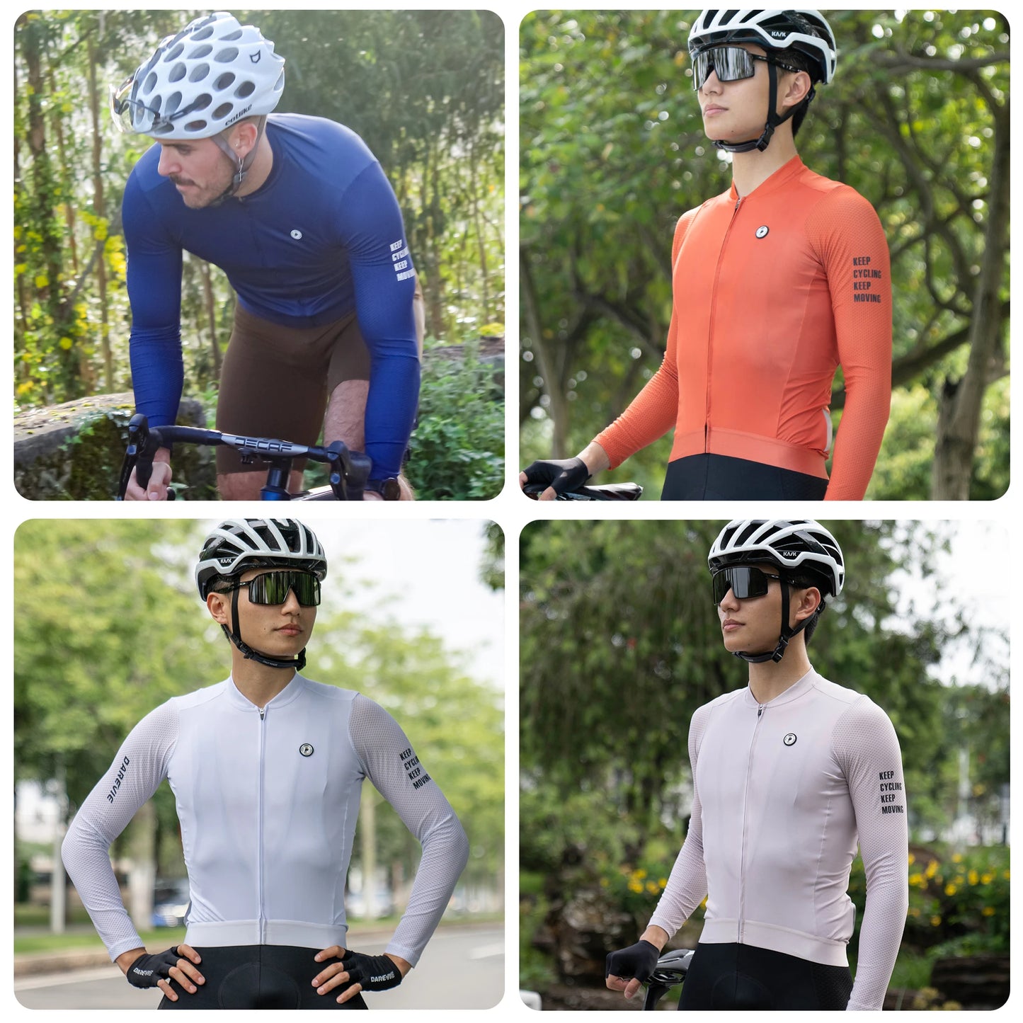 DAREVIE Bubble Mesh Long Sleeve Pro Aero Cycling Jersey Unisex