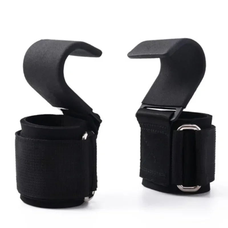 MIHJUSFDH Non-Slip Weight Lifting Hooks and Straps for Training