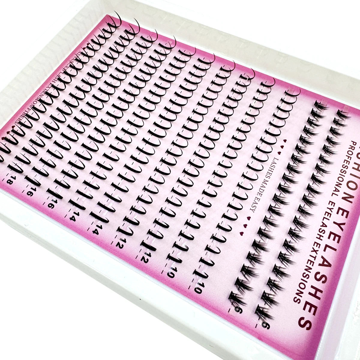 HBZGTLAD Spiky Cluster Eyelash Extensions for DIY Manga Looks