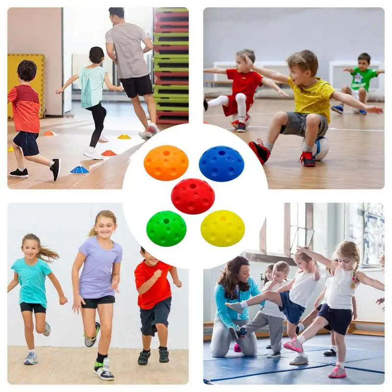 Mini WaveSpeed Ball Half Circles Balance Ball Trainer Foot Step Toy Children's Sensory Stimulation Ball Durian Ball GYM Fitness