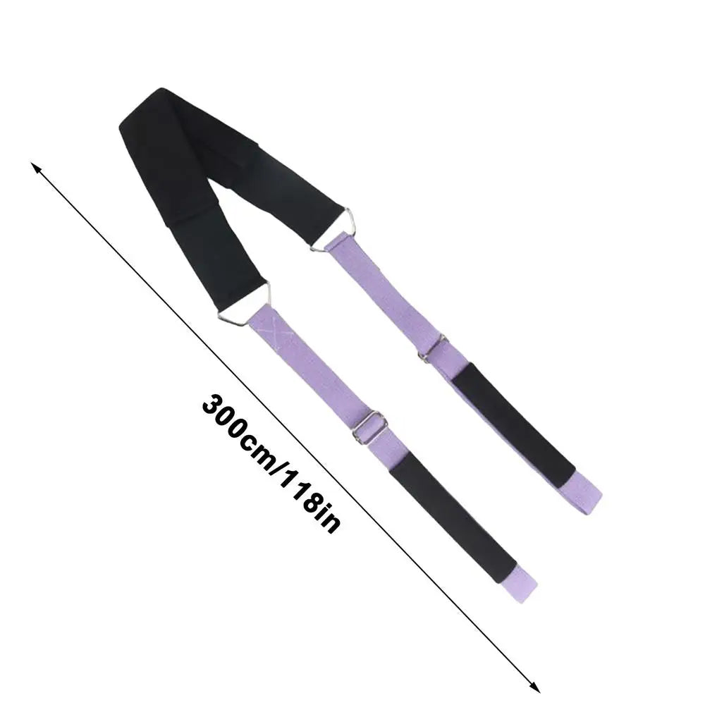Yoga Stretch Strap Stretch Fitness Exercise Tension Straps Adjustable Design Fitness Stretch Bands for Dance Gymnastics Yoga