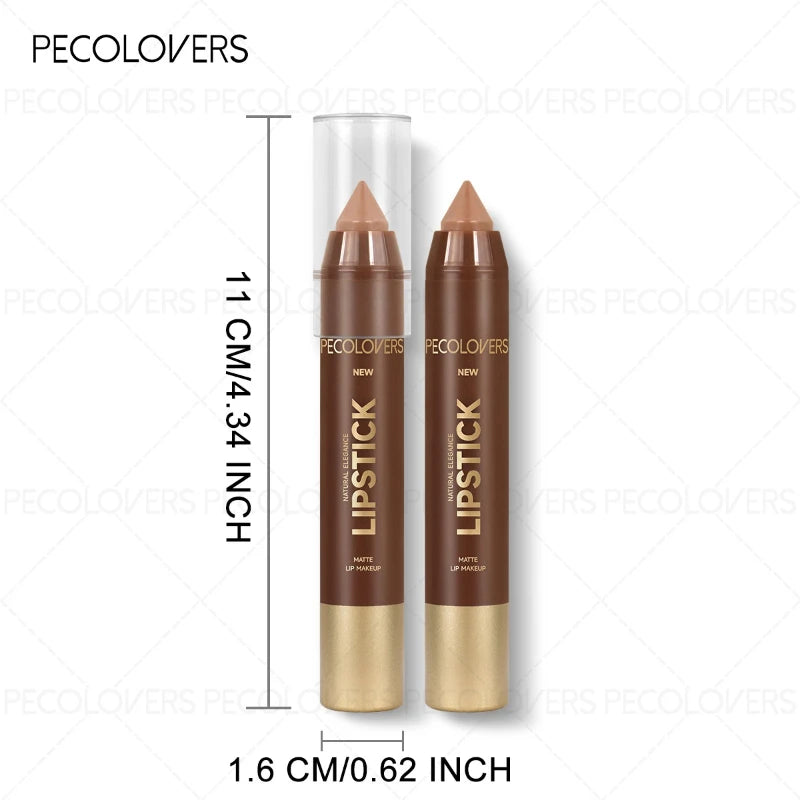 Smooth Matte Lip Liner Crayon With Long Lasting Pigmented Color