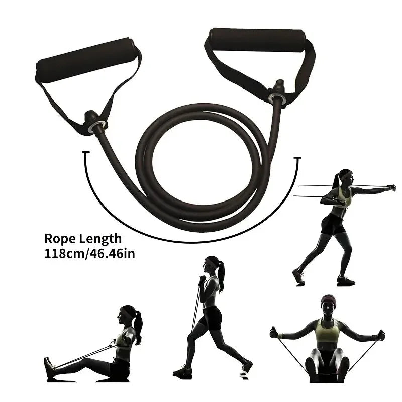 Resistance Bands with Handles for Home Gym, Exercise Strength Training Bands for Men Women, Portable Fitness Workout Equipment