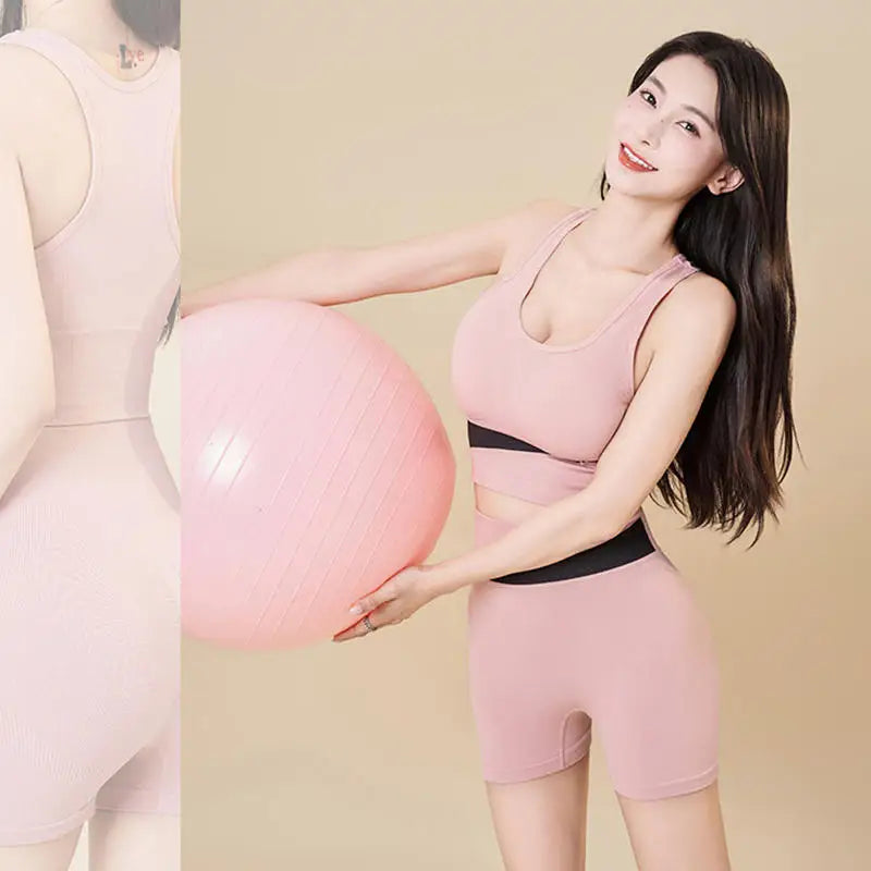 Yoga Suit Set For Women Fast Drying High Waist HipLift