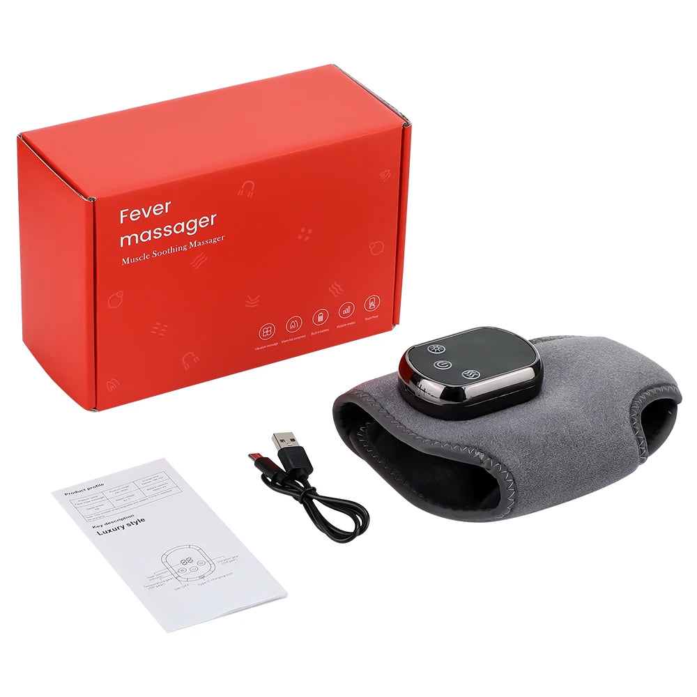 Hailicare Cordless Electric Foot Ankle Massager With Heat And Vibration