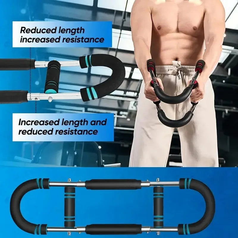 40kg U Shape Hand Gripper And Twister Arm Trainer Power Twister Bar Home Workout