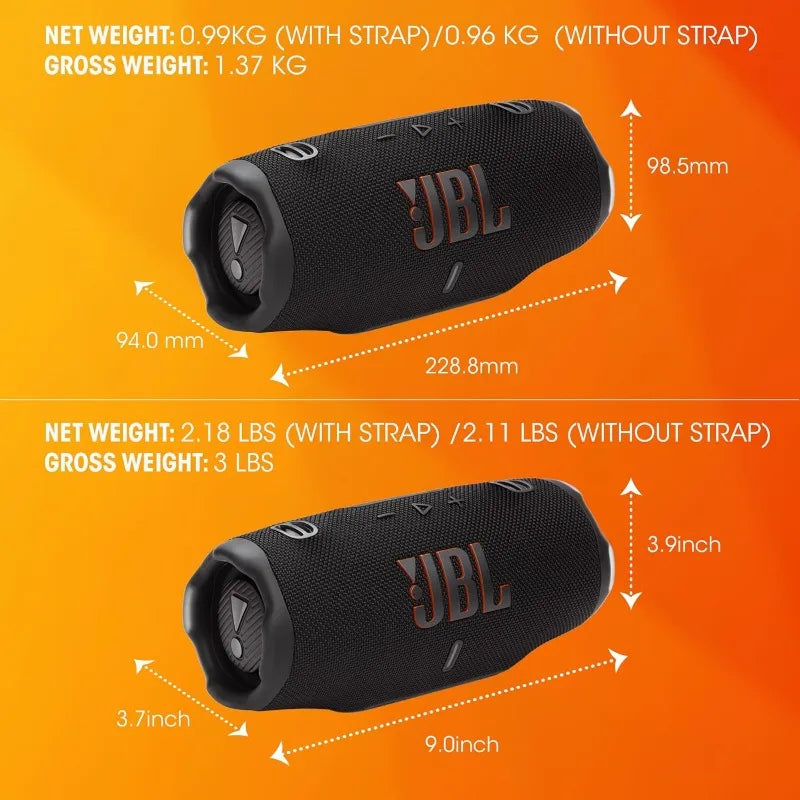 JBL Charge 6 Portable Bluetooth Speaker Waterproof Power Bank
