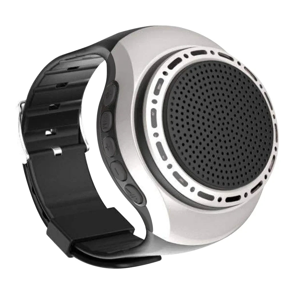 USB Rechargeable Wrist Watch Speaker Cool Lighting Bluetooth-compatible Portable Bicycle Audio Music FM Radio Box