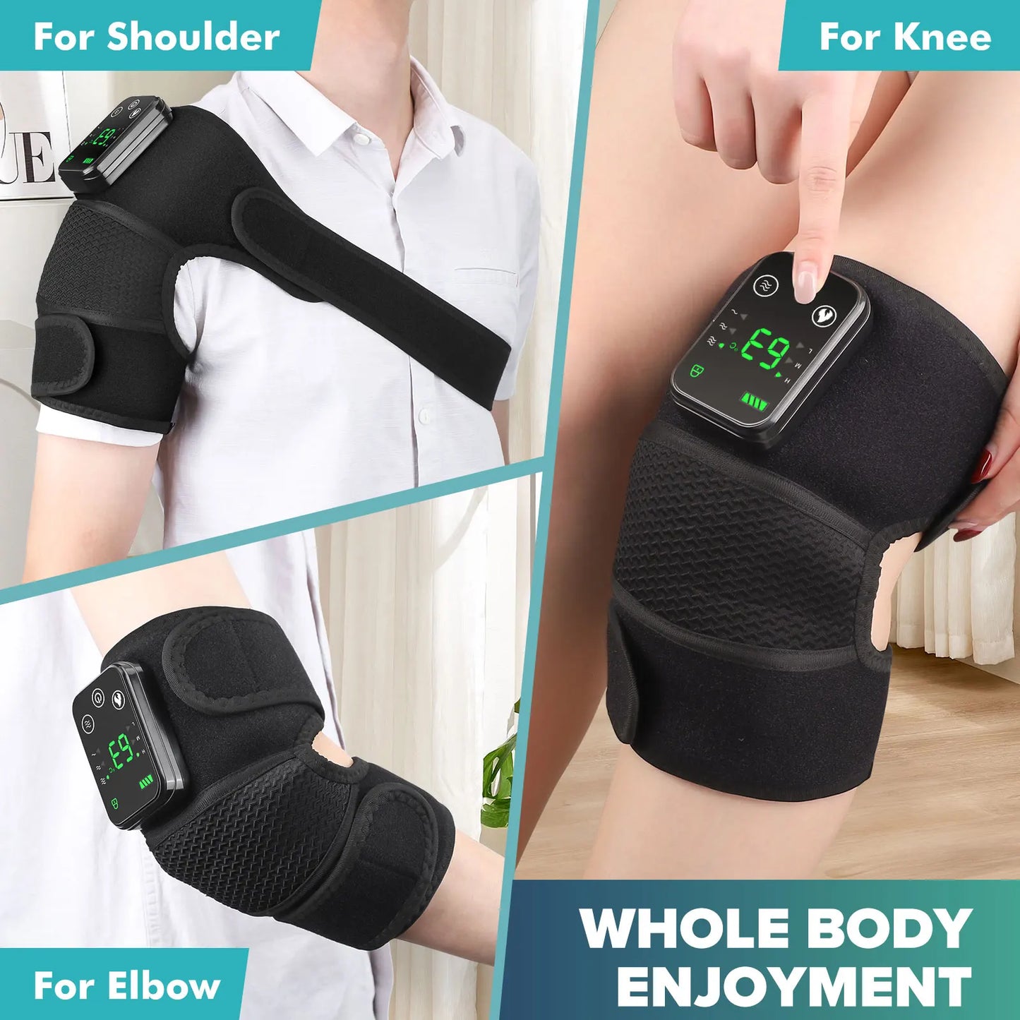 Hailicare Knee Heating Massager With Hot Compress And Vibration Relief