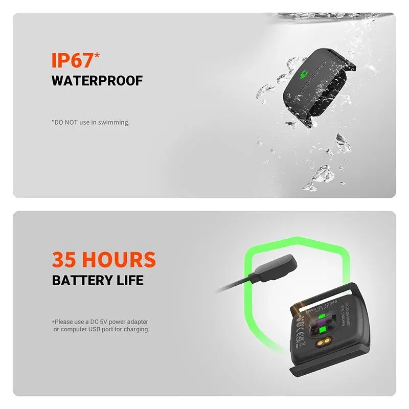 COOSPO HW9 Armband Heart Rate Monitor HR Zones For Peloton
