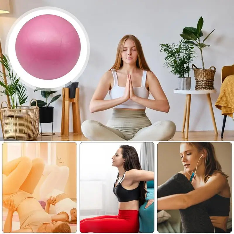 Barre Ball Frosted Portable Gymnastics Ball 5.91 Inch Hip Raising Body Shaping Fitness Supplies For Gymnastics Improves Balance