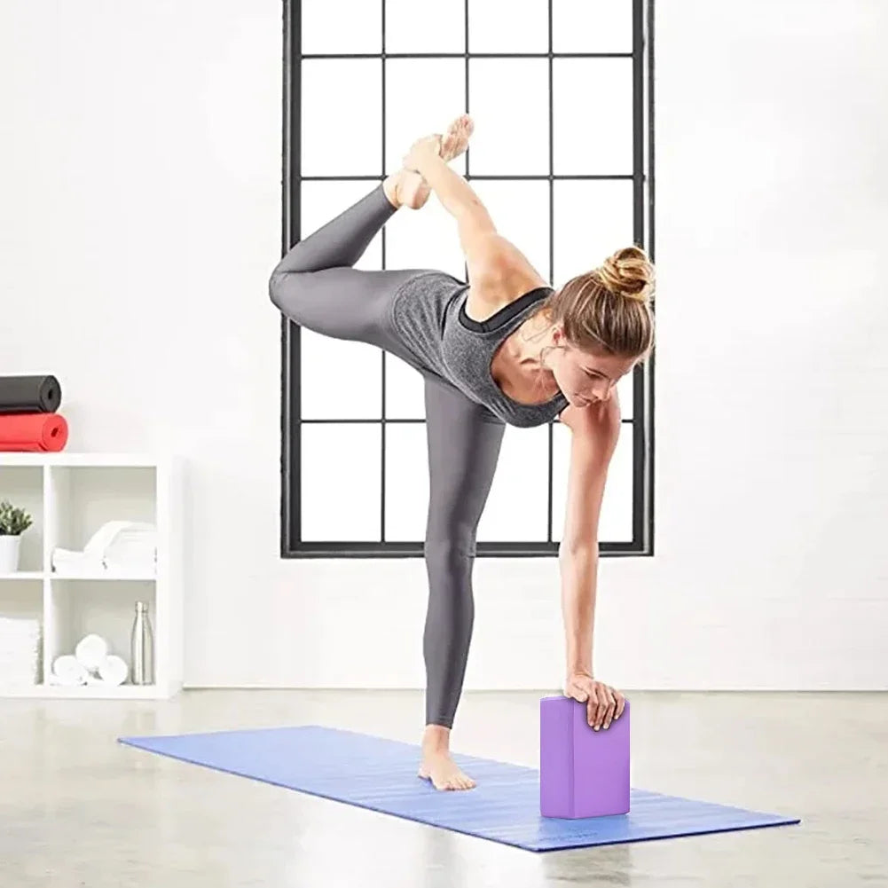 1-3pcs Yoga Building Blocks Cubes Pilates Bricks Reinforcement Mats Sports Supplies Exercise Home Exercise Equipment Fitness Eva