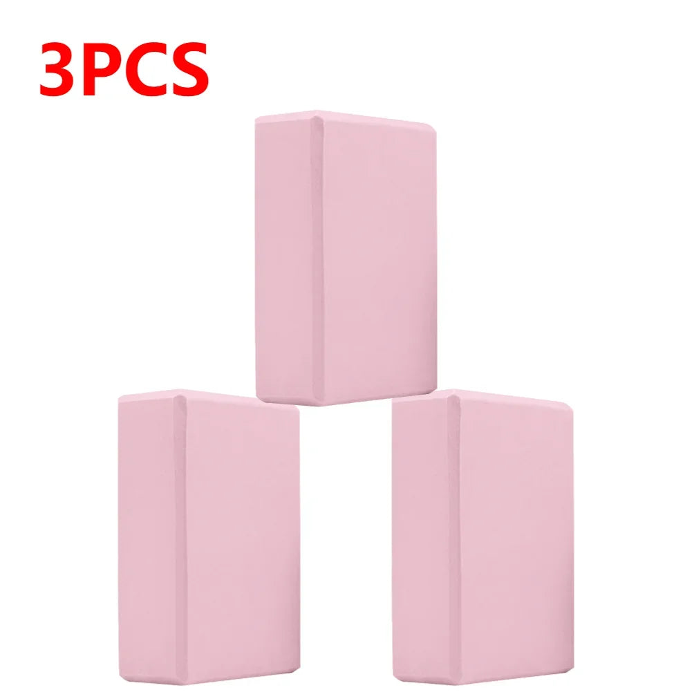 1-3pcs Yoga Building Blocks Cubes Pilates Bricks Reinforcement Mats Sports Supplies Exercise Home Exercise Equipment Fitness Eva