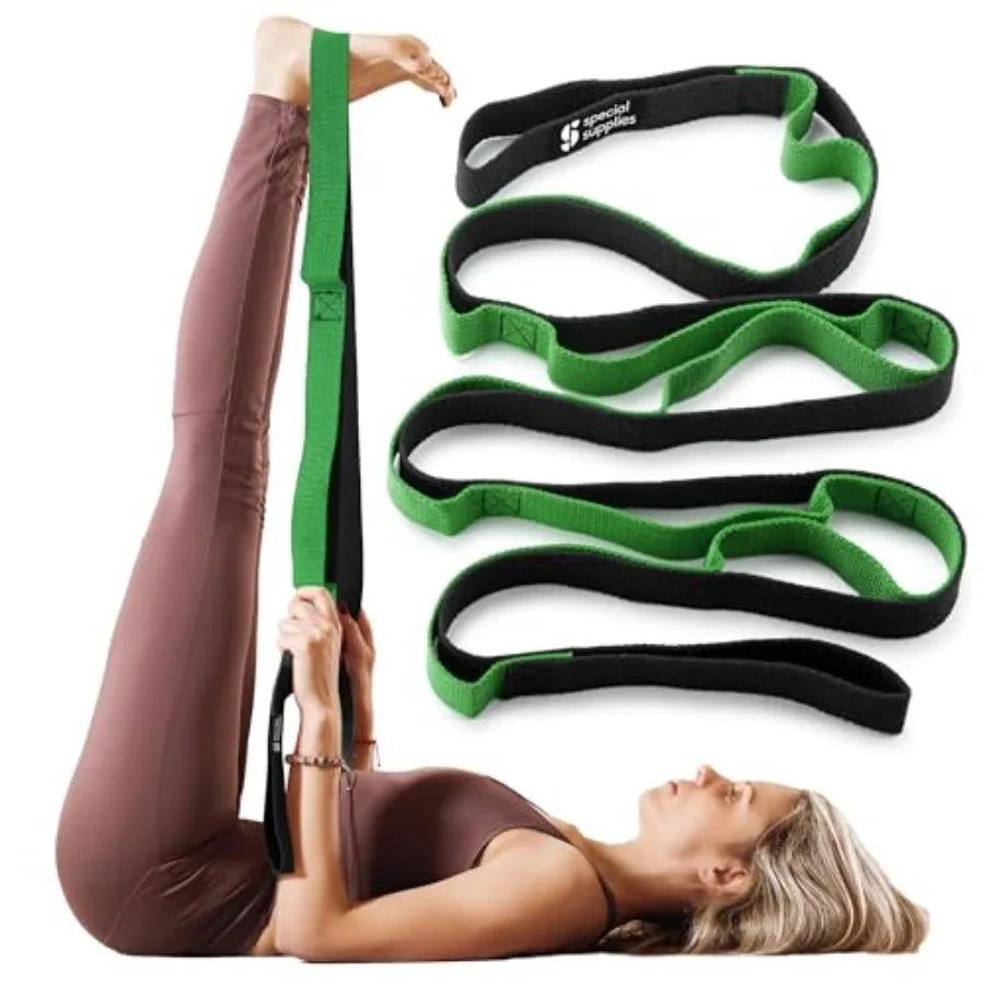 Yoga Strap for Stretching Stability Training Fitness Flexibility Physical Therapy Home Workout Equipment Strength Training and