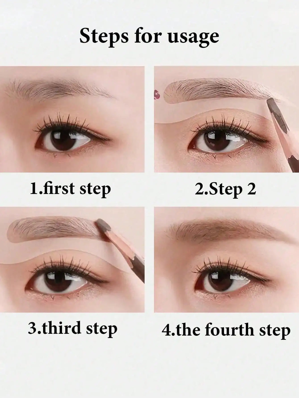Eyebrow Shaping Stencils Kit for Grooming and Makeup Application