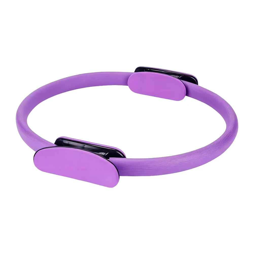 Pilates Ring Fitness Ring with Non Slip Handles Flexible Resistance Exercise Equipment Portable for Thighs Abs and Legs