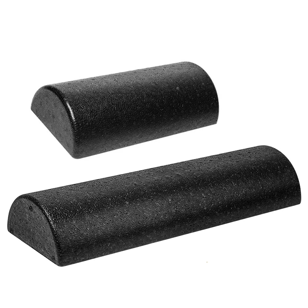 Half Round Fitness Muscle Foam Roller Muscle Relaxation Gymnastic Massager Roller Foam Massage Roller Stick for Pilates Sport