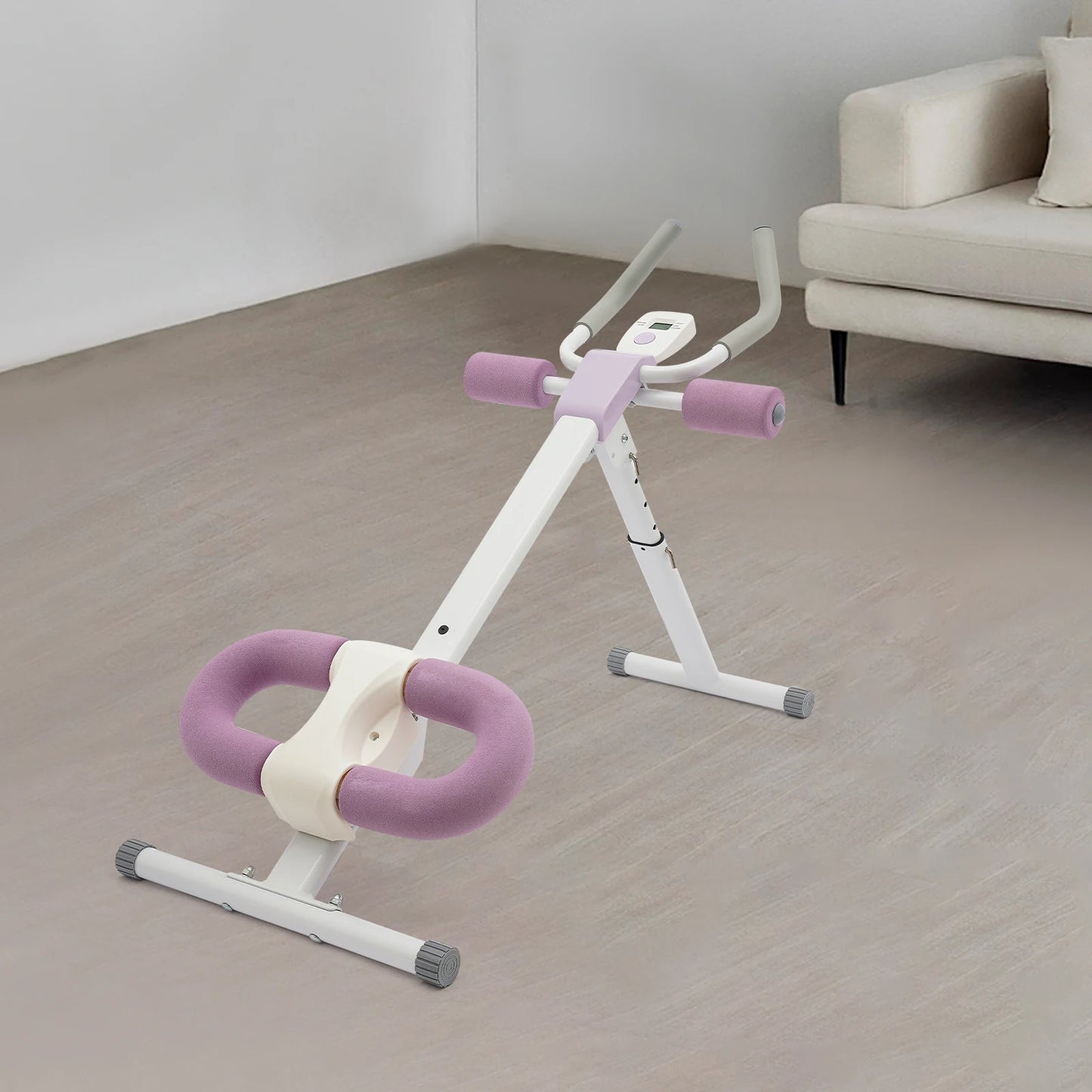 Abdominal Trainer Machine For Home Gym - Adjustable Incline, 220 Lb Capacity