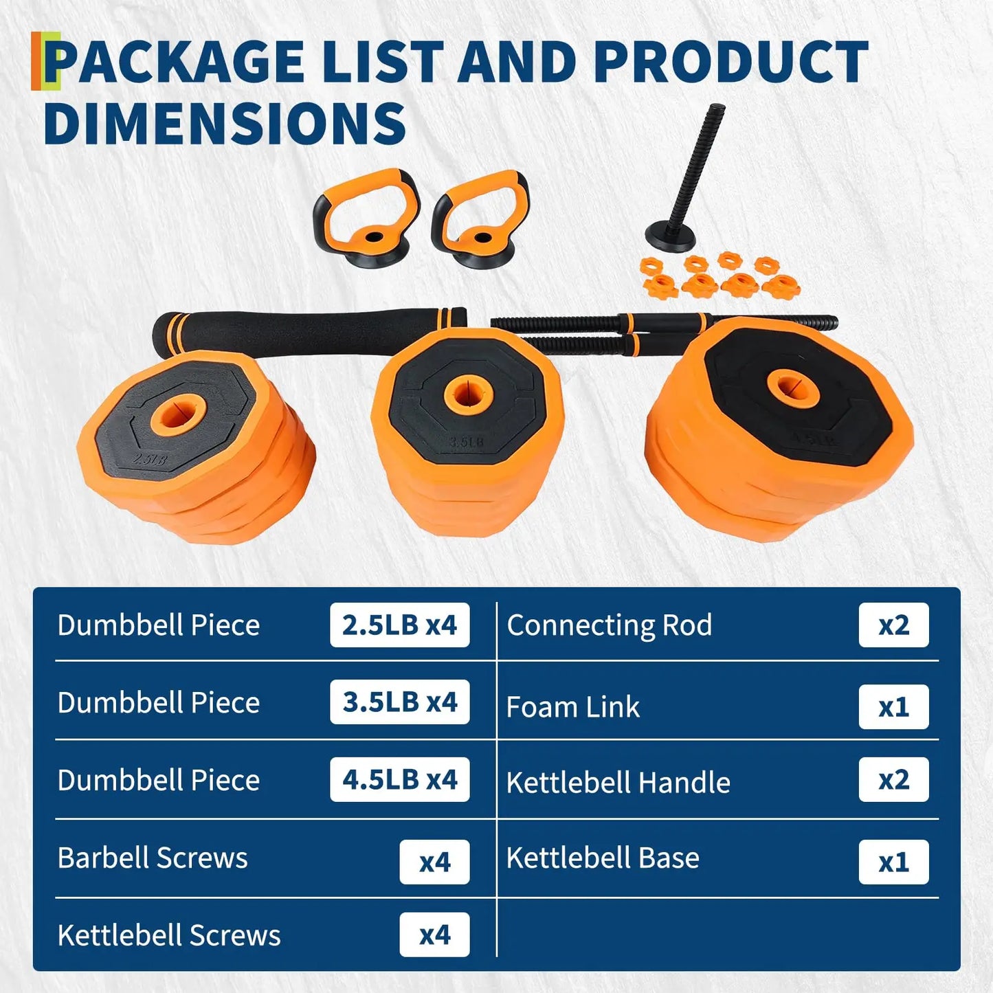 Adjustable Dumbbells Four In One Home Gym Set Strength Training