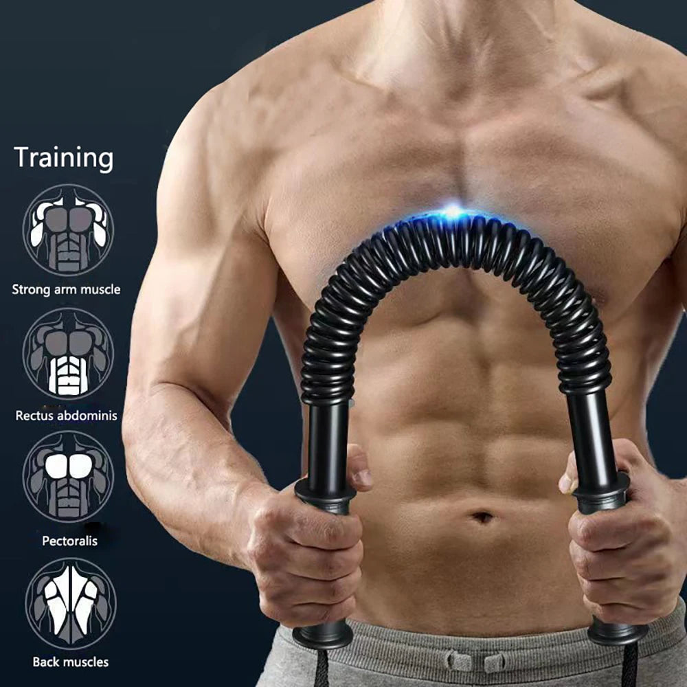 Spring Arm Strength Bar For Arm Chest And Biceps Training