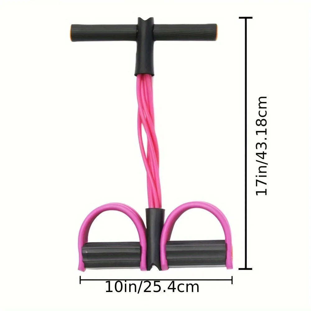 Six Tube Resistance Band Set For Arms Legs Core Fitness