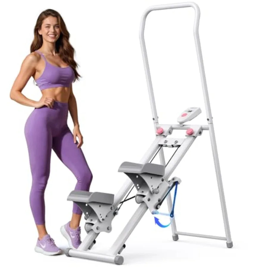 Stair Stepper for Home Gym Exercise New Version Stairmaster for Full-Body Workout Compact Folding Stair Climber with Extended S