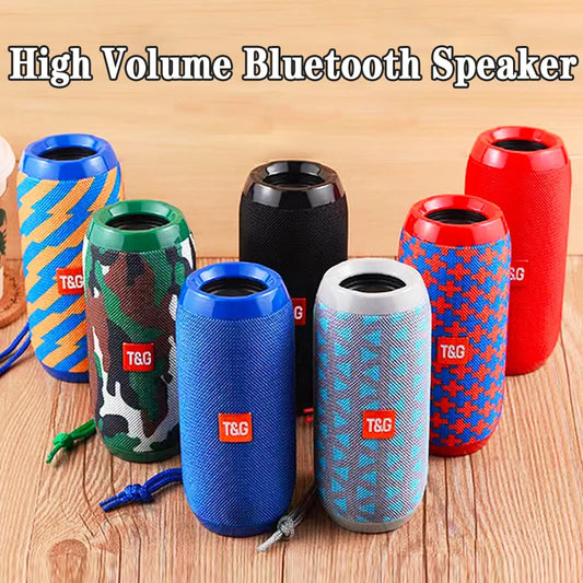 Portable Bluetooth speaker TG117, with subwoofer, supports memory card, USB music player, suitable for outdoor, home, and gift