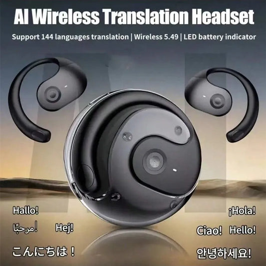 CHUBAN Translation Earbuds Real-Time 144-Language Wireless Headphones
