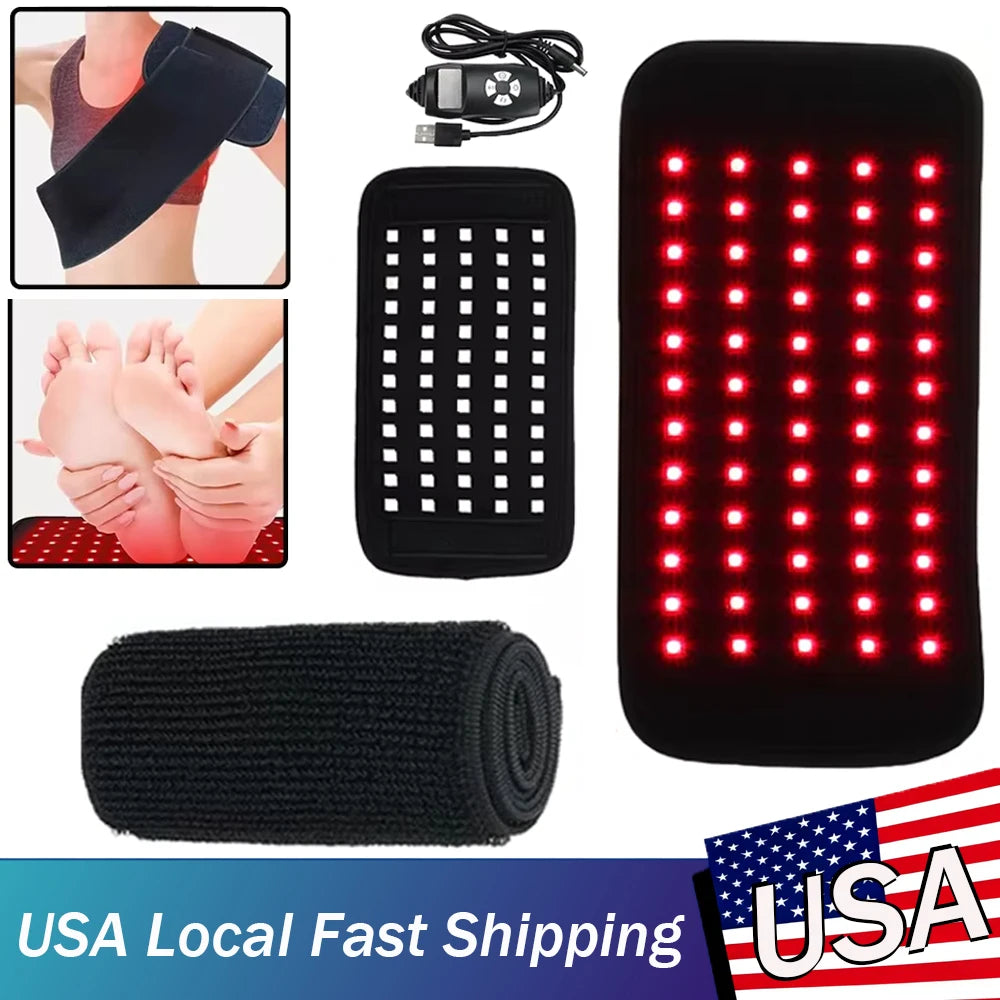 Infrared LED Light Therapy Heat Pad for Body Relief