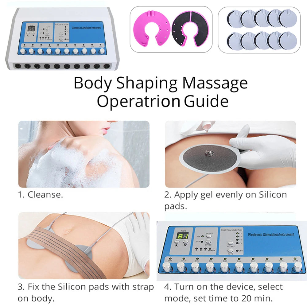 AOKO EMS Muscle Stimulator Machine for Body Massage and Relaxation