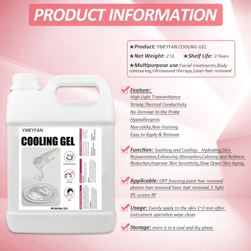 YMEYFAN Conductive Gel for Radiofrequency Cavitation Ultrasonic and EMS Machines