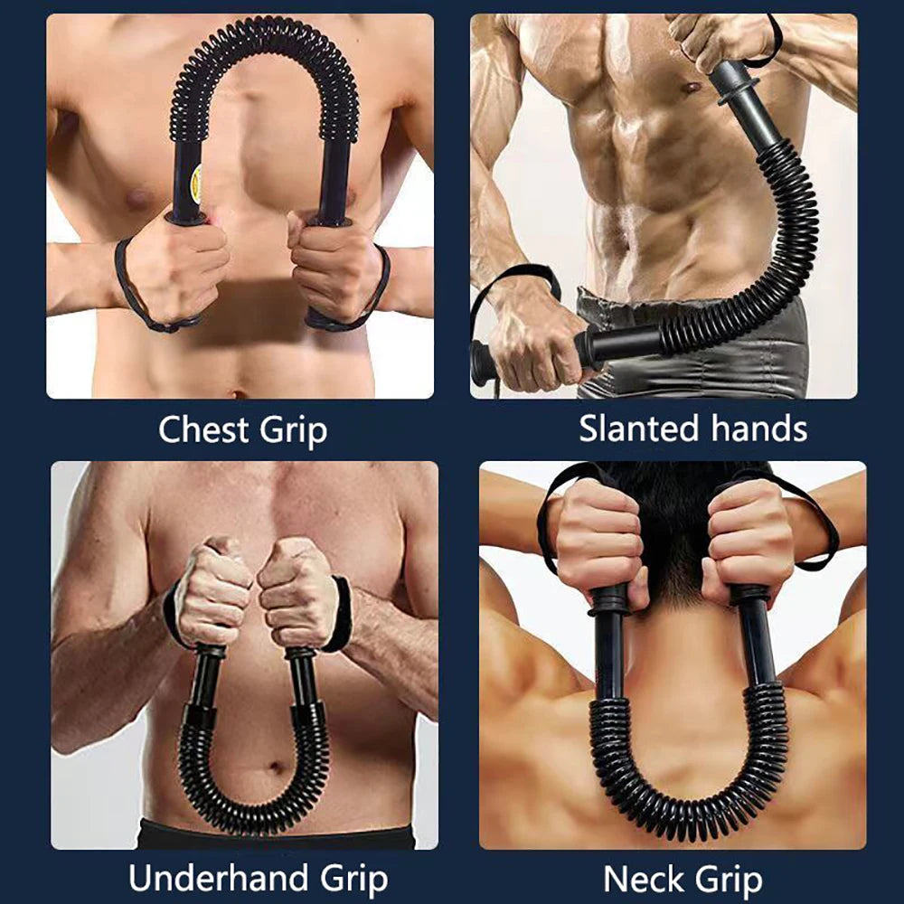 Spring Arm Strength Bar For Arm Chest And Biceps Training