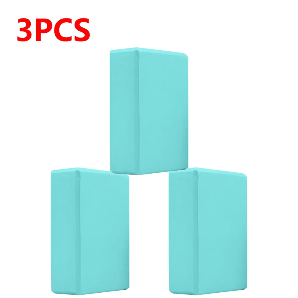 1-3pcs Yoga Building Blocks Cubes Pilates Bricks Reinforcement Mats Sports Supplies Exercise Home Exercise Equipment Fitness Eva