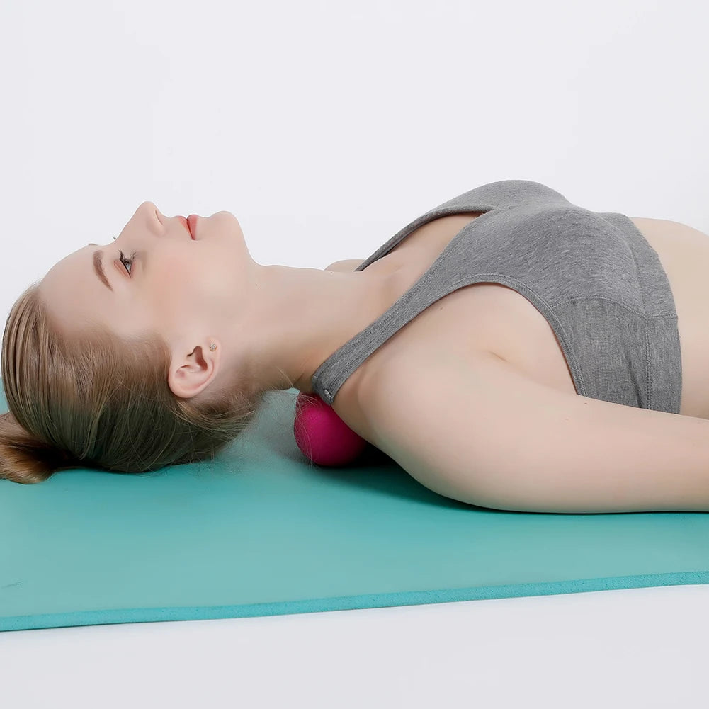 Hedgehog Massage Ball Yoga Fascia Ball Sports Fitness Muscle Relax Peanut Massage Stick Shoulder Neck Leg Sole Meridian Ball