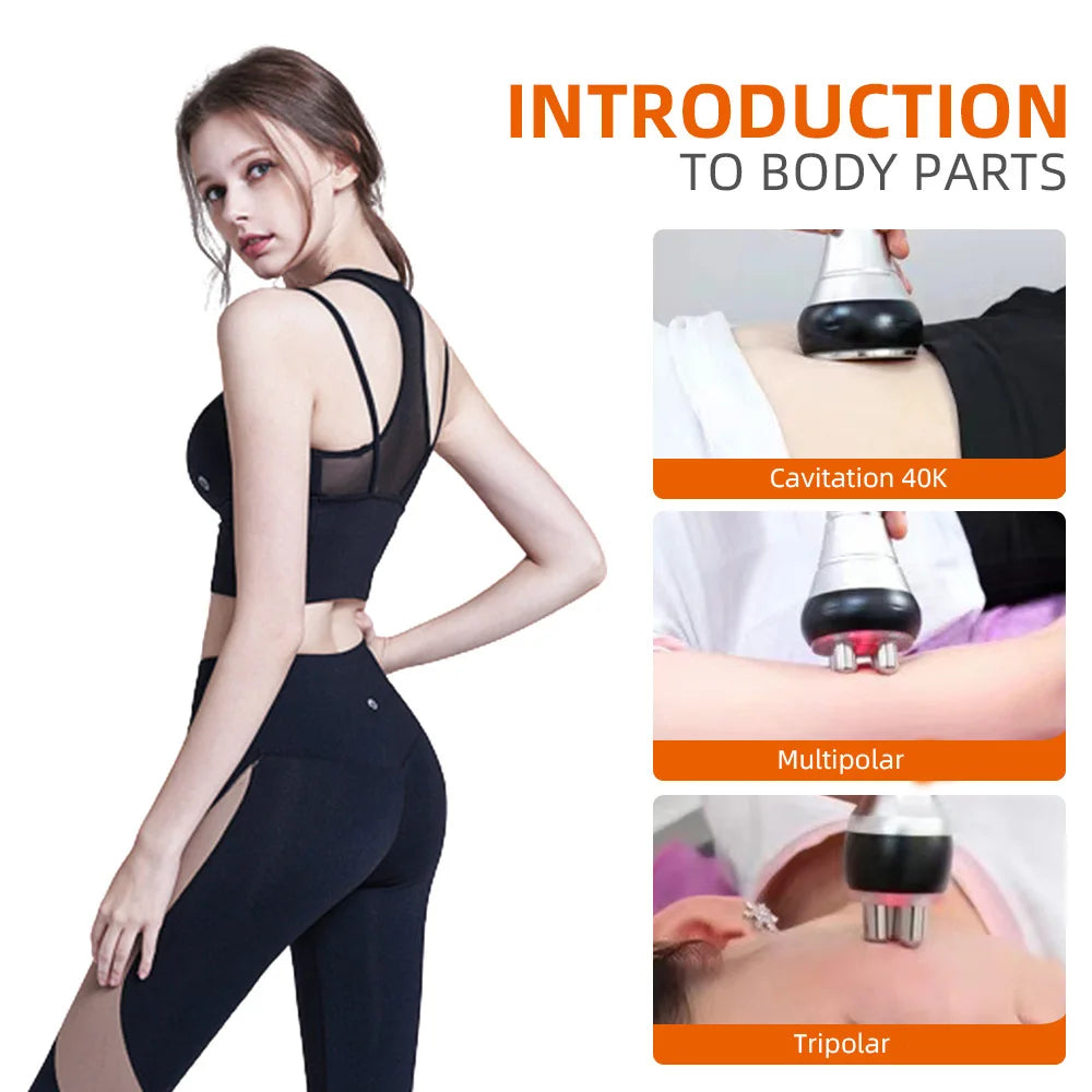 MISSHEART 3-In-1 Beauty Body Slimming Massager Cavitation Machine
