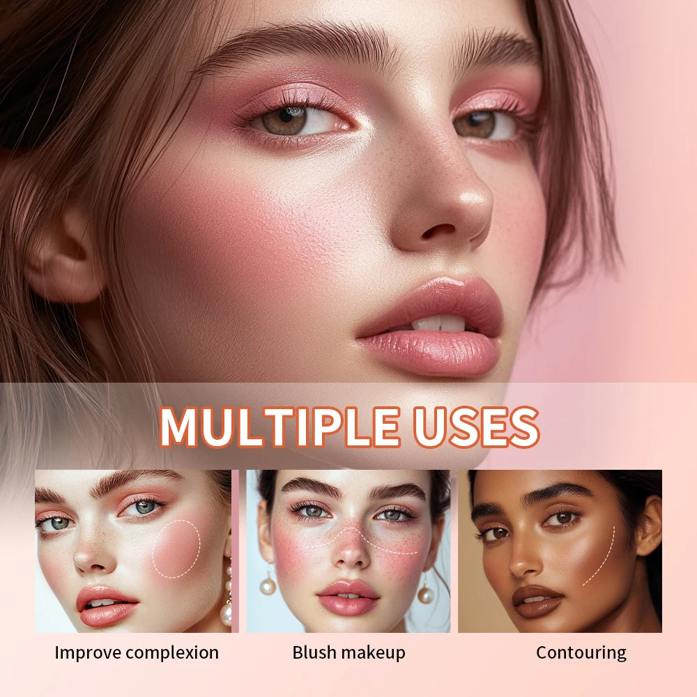 ibcccndc Blendable Cream Blush and Contouring Face Makeup Palette