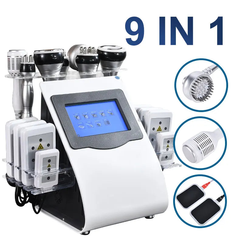 Amilibeauty 9 In 1 Cavitation Machine for Body Slimming and Massage