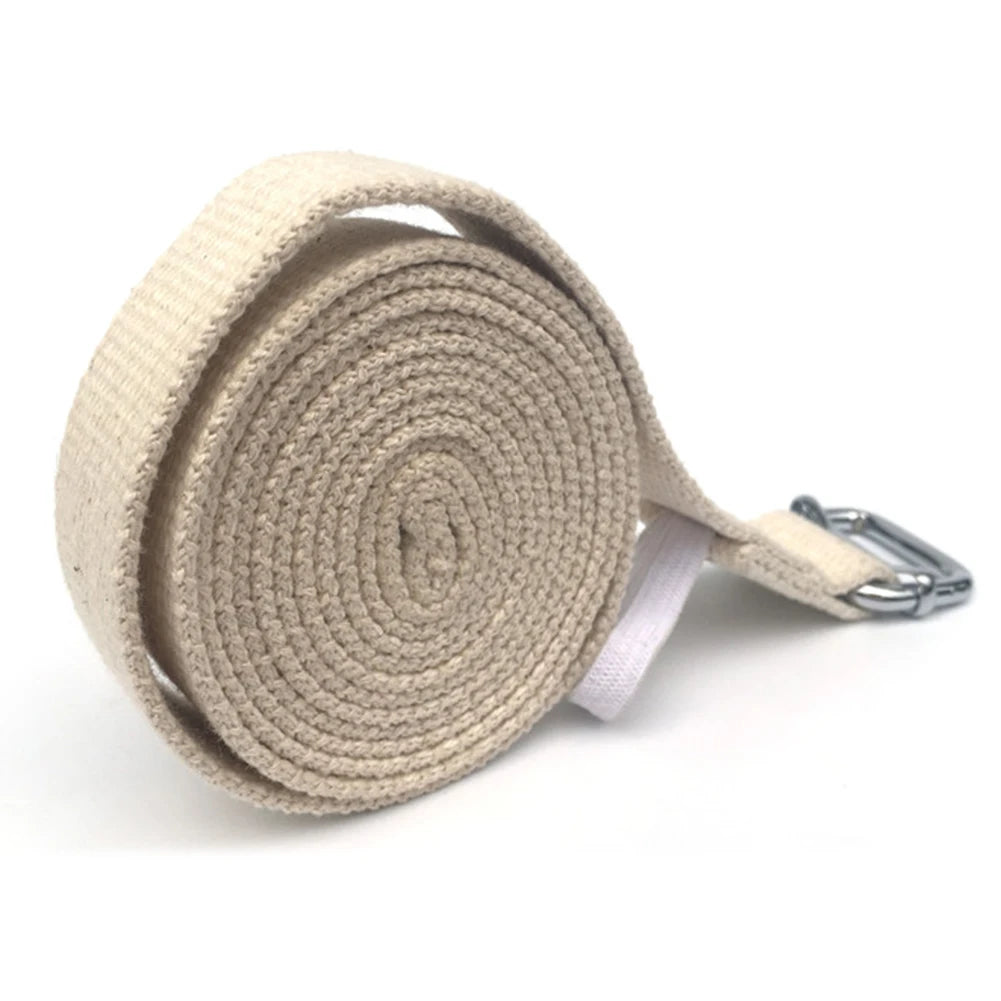 Yoga Stretch Strap D-Ring Belt Gym Waist Legs Fitness Adjustable Belt Waist Leg Resistance for Fitness Band