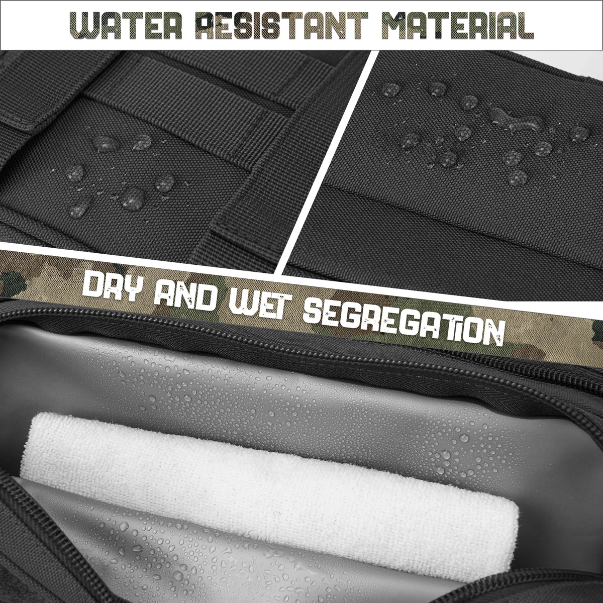 Toiletry Bag For Men Hygiene Bag Mens Shaving Kit Travel shower Bag Waist BackpackTool Molle Pouches Small Dopp Kit belt bag