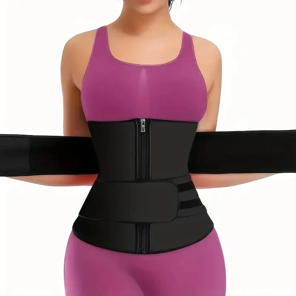 Waist Trainer Slimming Body Shaper Fitness Belt Weight Loss For Workout