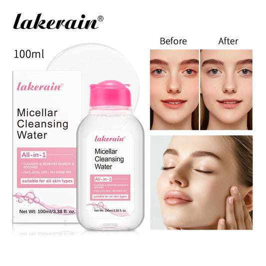 Lakerain Micellar Cleansing Water Makeup Remover Hydrating Facial Cleanser