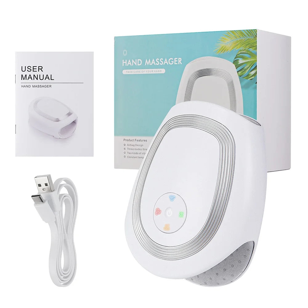 Foreverlily Electric Hand Massager With Compression And Wireless Kneading