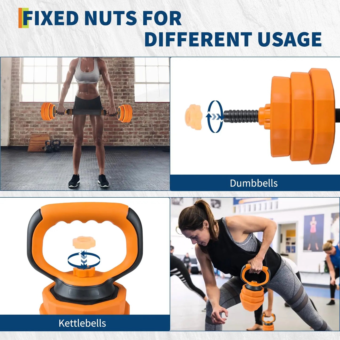 Adjustable Dumbbells Four In One Home Gym Set Strength Training