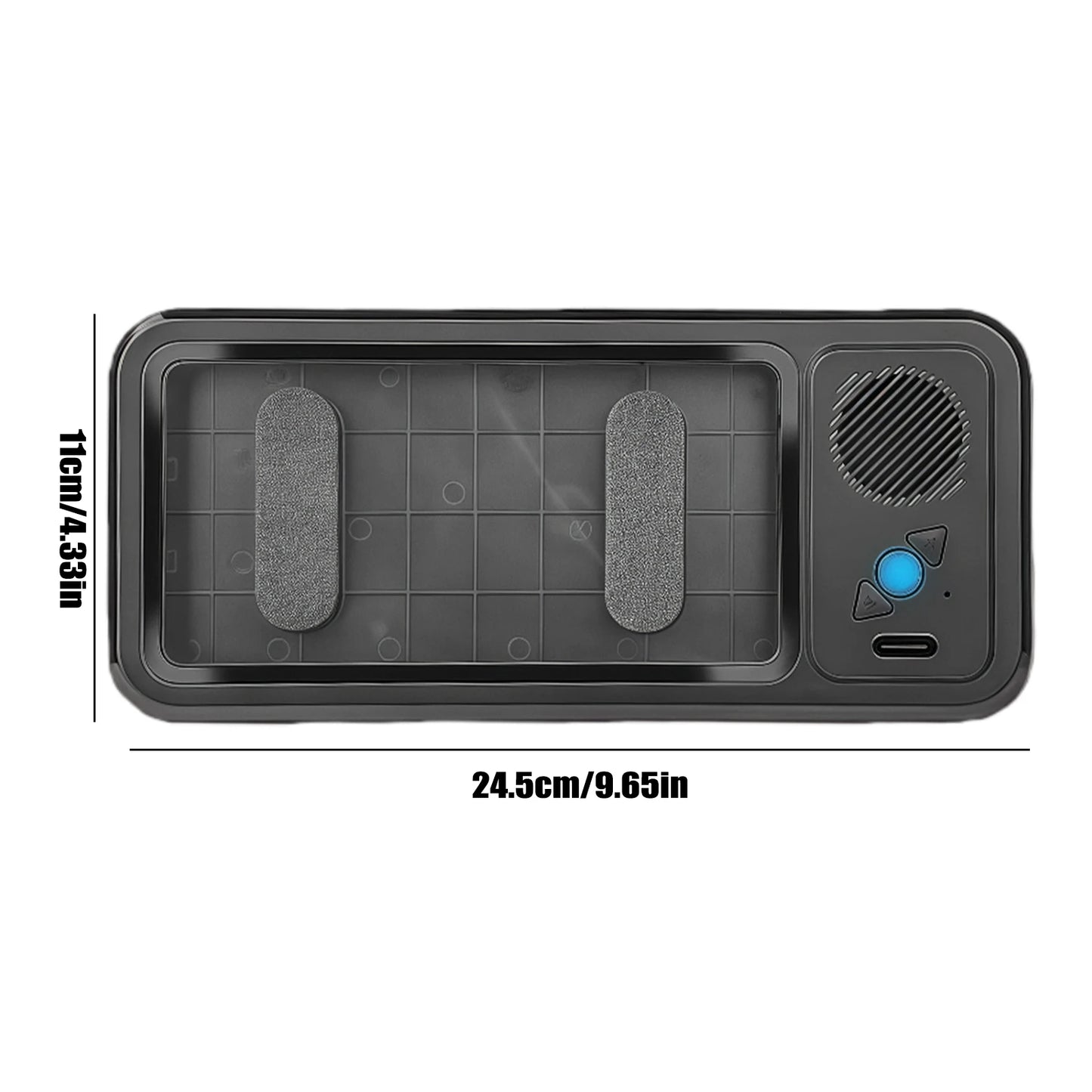 Wall Mounted Phone Holder 480° Rotation Touch Screen IPX5 Waterproof Bluetooth Speaker Shower Storage Case Mobile Phone Stand