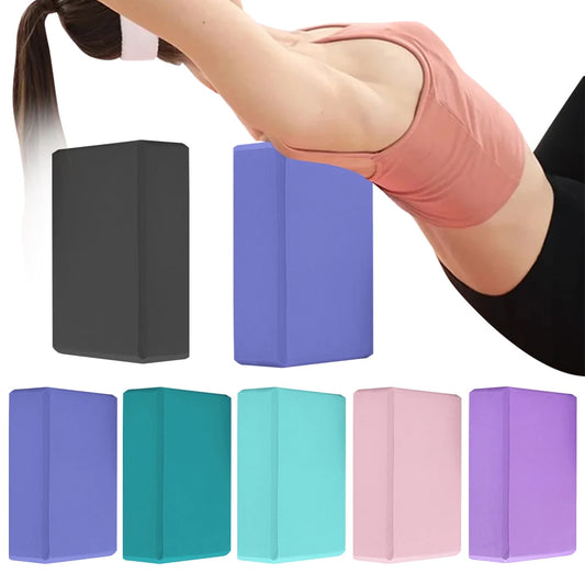 EVA Yoga Block Waterproof Yoga Balance Bricks Moisture-Proof High Density Yoga Blocks Body Shaping Yoga Blocks for Meditation