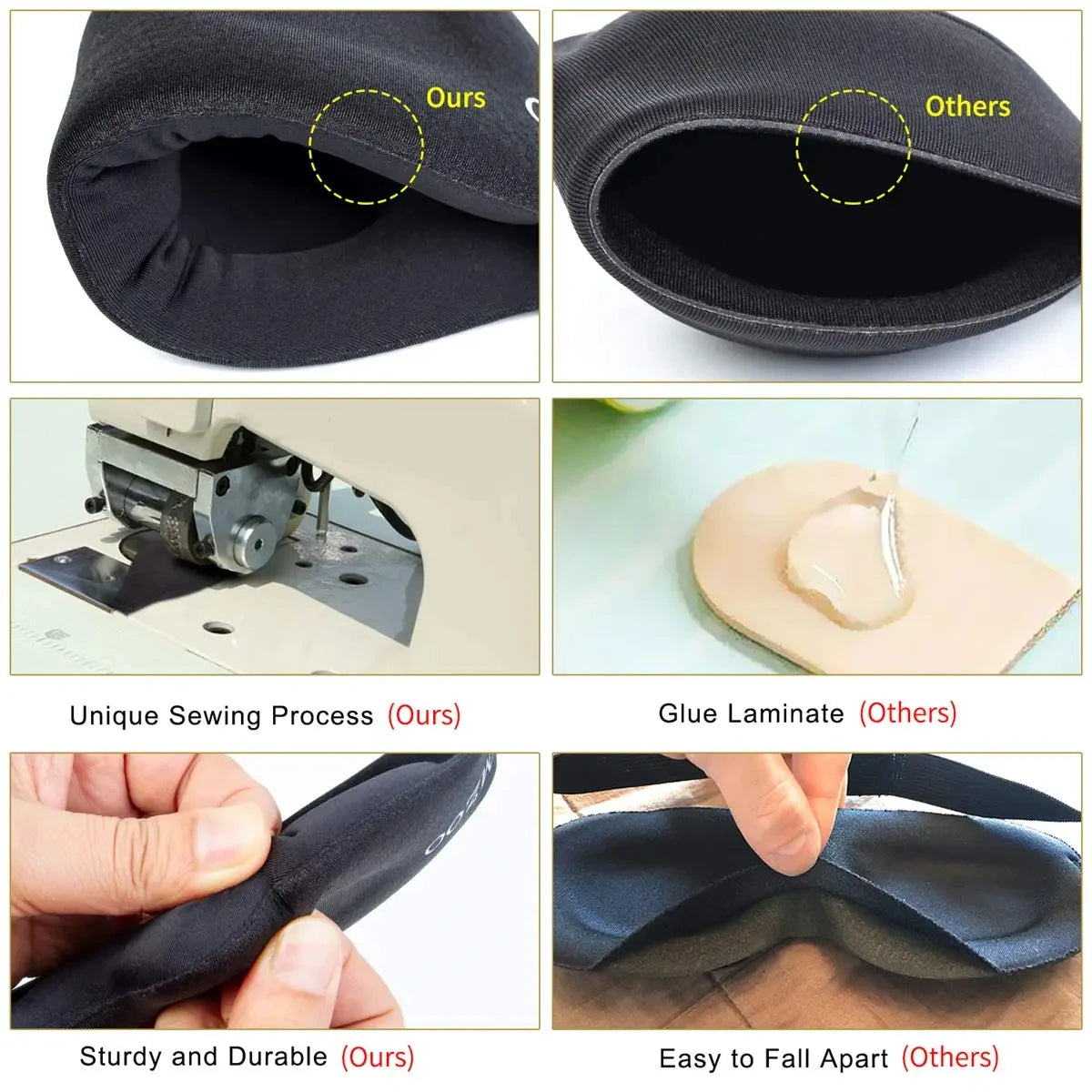 Flash sale : Eye Mask for Sleeping 3D Contoured Cup Blindfold Concave Molded Night Sleep Mask Block Out Light with Women Men with Earplugs