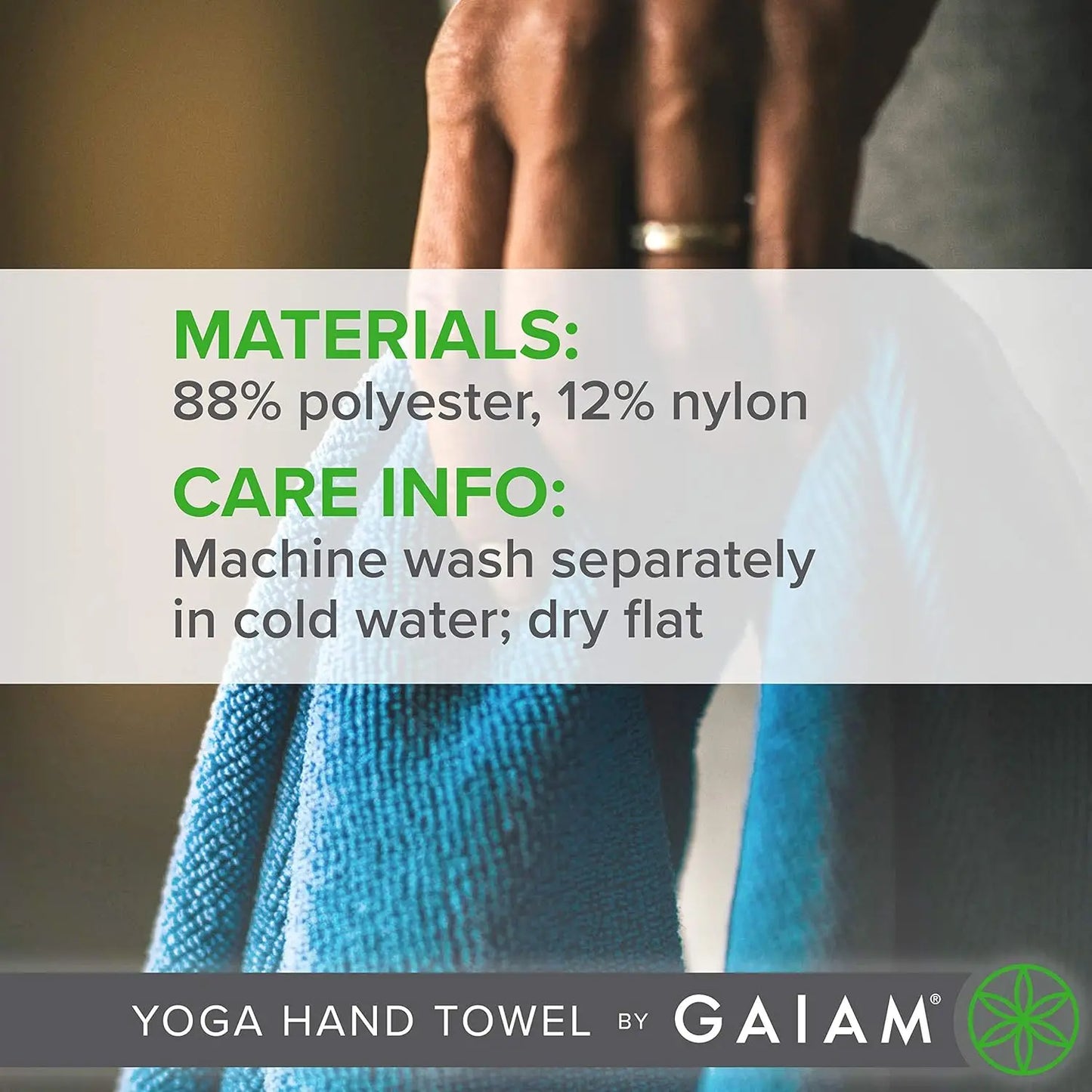 Quick Dry Lightweight Sports Towel, Soft Microfiber Fabric for Hot Yoga, Pilates, Workout & More