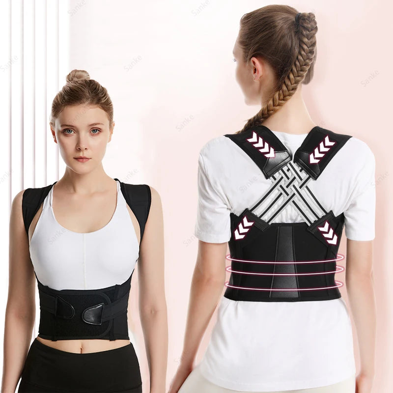 Breathable Posture Corrector Belt for Back Support Unisex