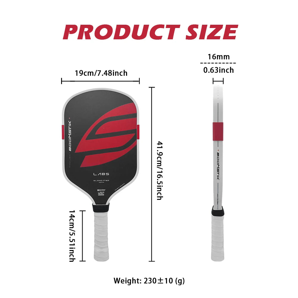 Boomstick Core Pickleball Paddle for Selkirk LABS Project Style Similarity Equipment Accessory T700 Carbon Fiber