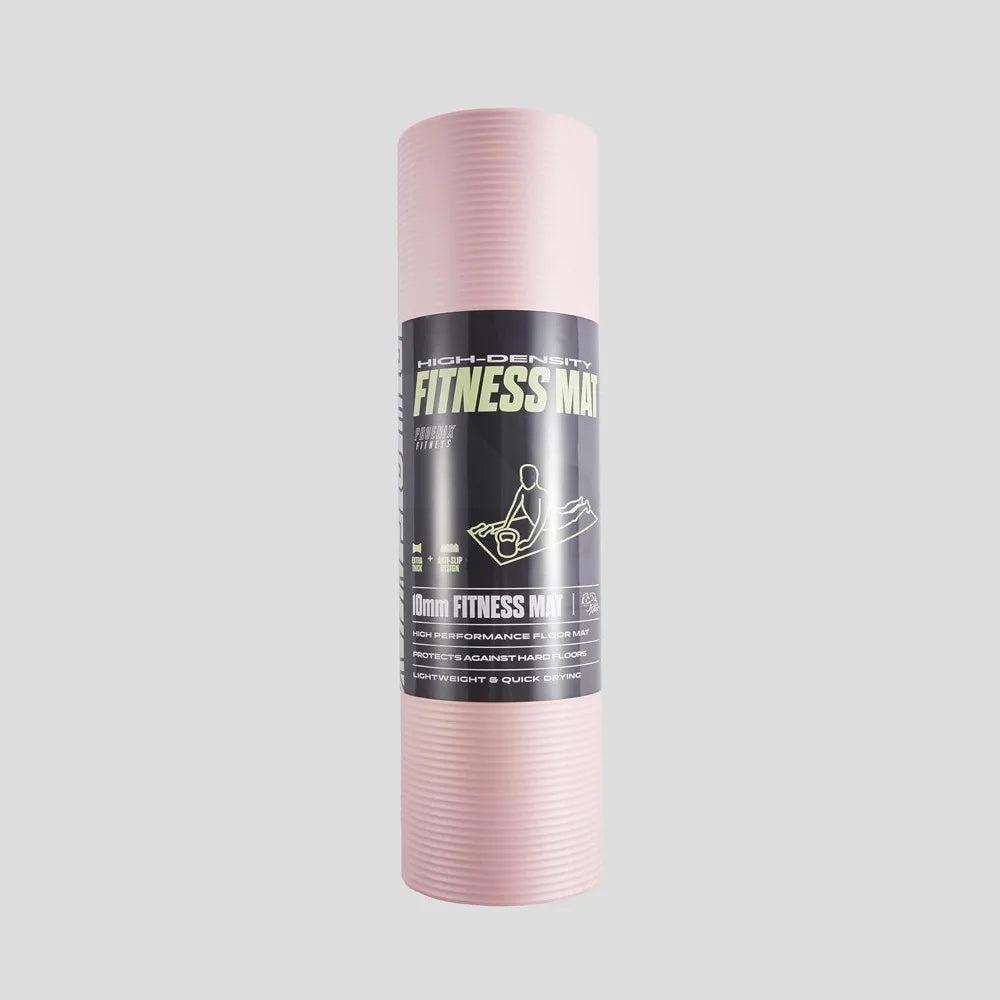 Extra Thick 15mm NBR Yoga Mat with Carry Strap - Non Slip for HIIT, Pilates, Men & Women